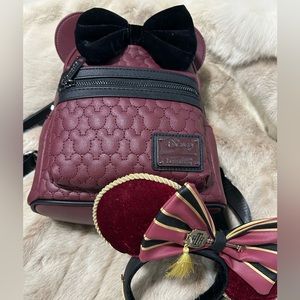 Loungefly Disney Minnie Mouse Hollywood Terror Hotel set.